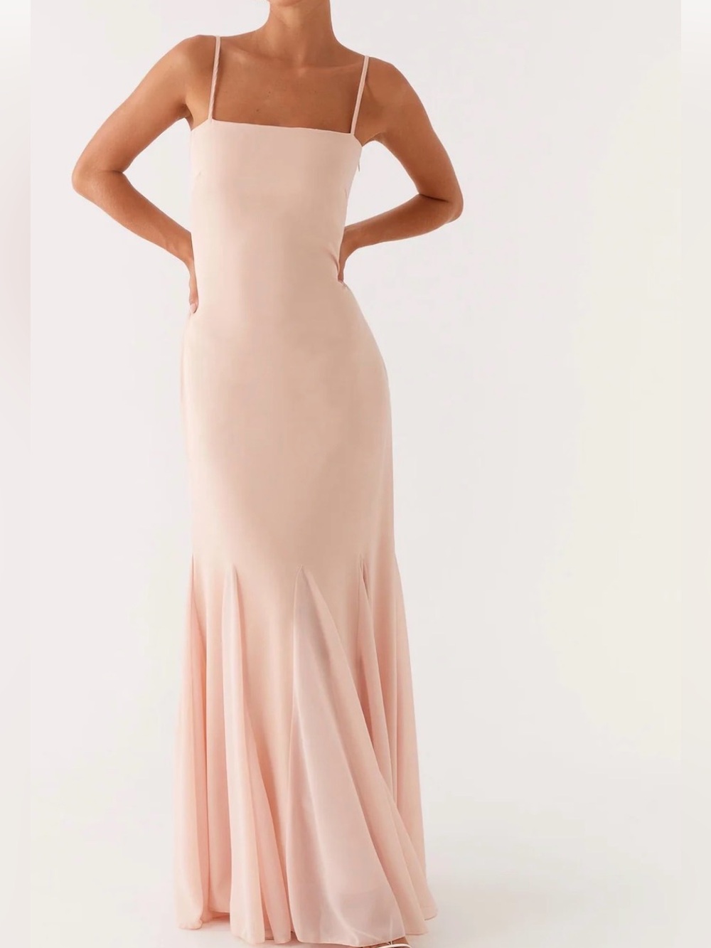 Peppermayo Blush Slip Chemise in Soft Pink